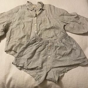 Deiji pinstripe set 03